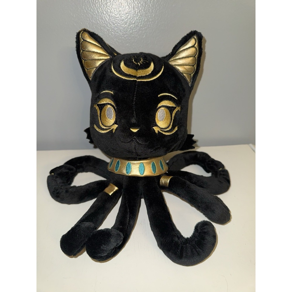 Tentacle Kitty‎ Large Bast Black Egyptian Cat Kickstarter Plush